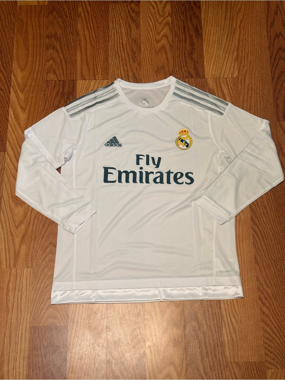 Adidas Real Madrid Long Sleeve Soccer Jersey